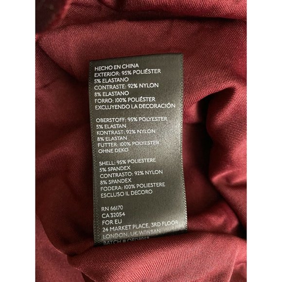 Silence + Noise Dress Size M Crushed Velvet Mesh Halter Mini High Neck Women's - Picture 4 of 7